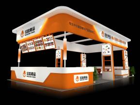 宝信食品展位设计