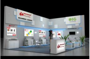 上海净达医疗器械展台模型图片