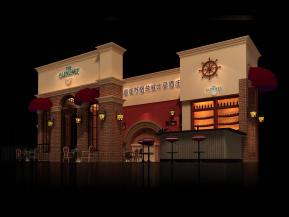 威士忌酒庄展览模型