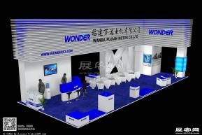 福建万达电机展览模型图片