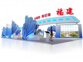 福建展台模型