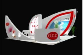 广州丰天化工展览模型图片