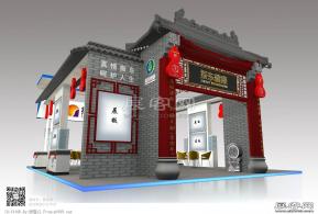 振东制药中式展览模型图片