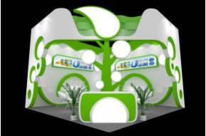 奶粉婴幼展台模型图片