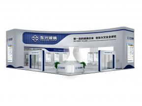 东兴玻璃展览模型