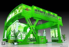 仙隆化工展览模型图片