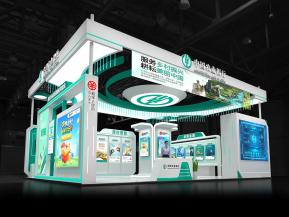 农业银行金融展展台模型