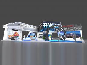 开放通道展览模型