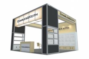 CHARLES&KEITH展台模型