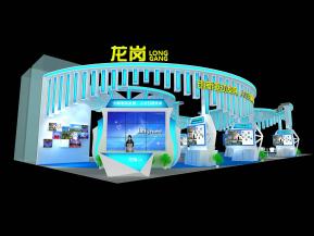 龙岗人才展台模型