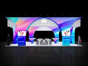 华为展览模型