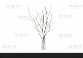 干枝3d模型