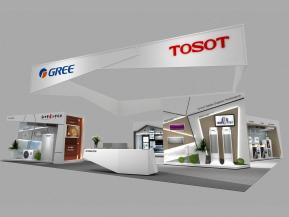 格力电器展台模型