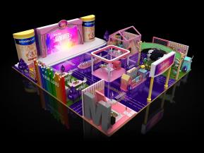 婴童展展台展览模型