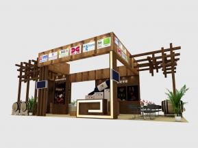 鼎堂国际展览模型