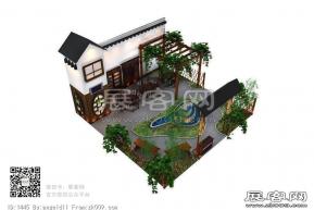 糖酒类展台模型图片