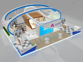 山花地毯展览模型