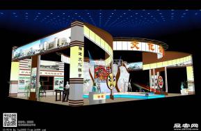 合肥文博会展览模型图片