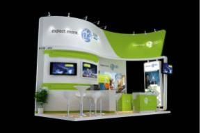 expect more展台模型效果图