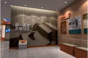 民俗文化一层展厅模型