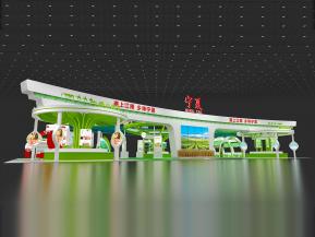农博会展台模型