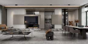 客厅餐厅3D模型