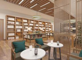 现代图书阅览室