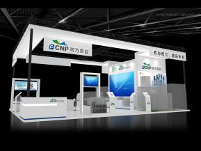 南方泵业展览模型