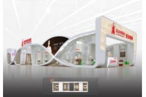 冠珠陶瓷展台模型图片