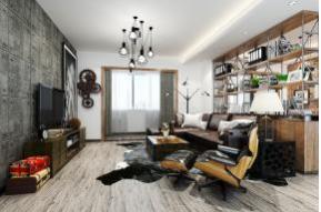 工业风客厅3D模型图片