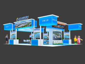 青岛西海岸新区展览模型