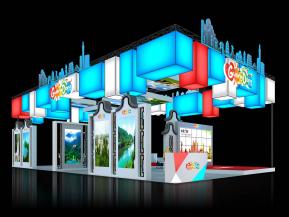 广东旅游展览模型