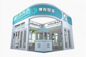 博俊门窗展台设计模型图片