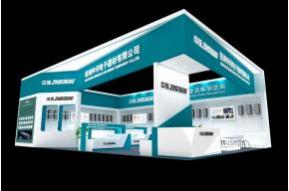 杭州中河电子展台模型图片