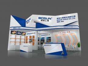 博深工具展台模型