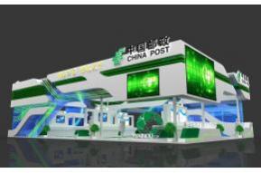 中国邮政展览模型