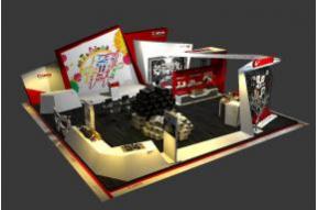 佳能展位模型图片