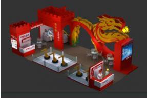 广州数控展览模型图片