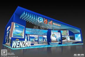 温州展区展览模型图片