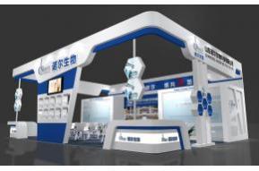 诺尔生物展览3D模型效果图