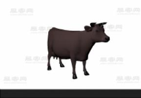 奶牛3D模型