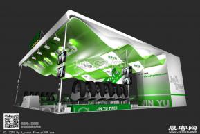 金宇轮胎展览模型图片