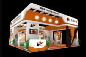 隆泰科技展台模型效果图