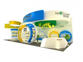 浙江益益乳业展台模型