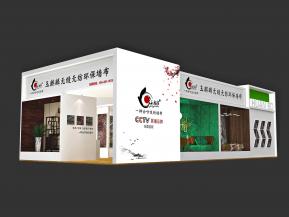 玉麒麟墙布展览模型