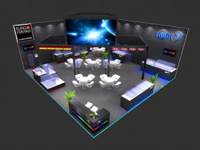 中美亚展览模型